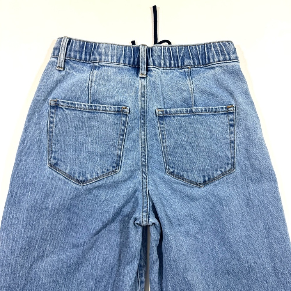 Vervet Olivia Baggy Wide Leg Pleated Jeans - Picture 6 of 12